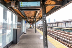 astoria outside train board